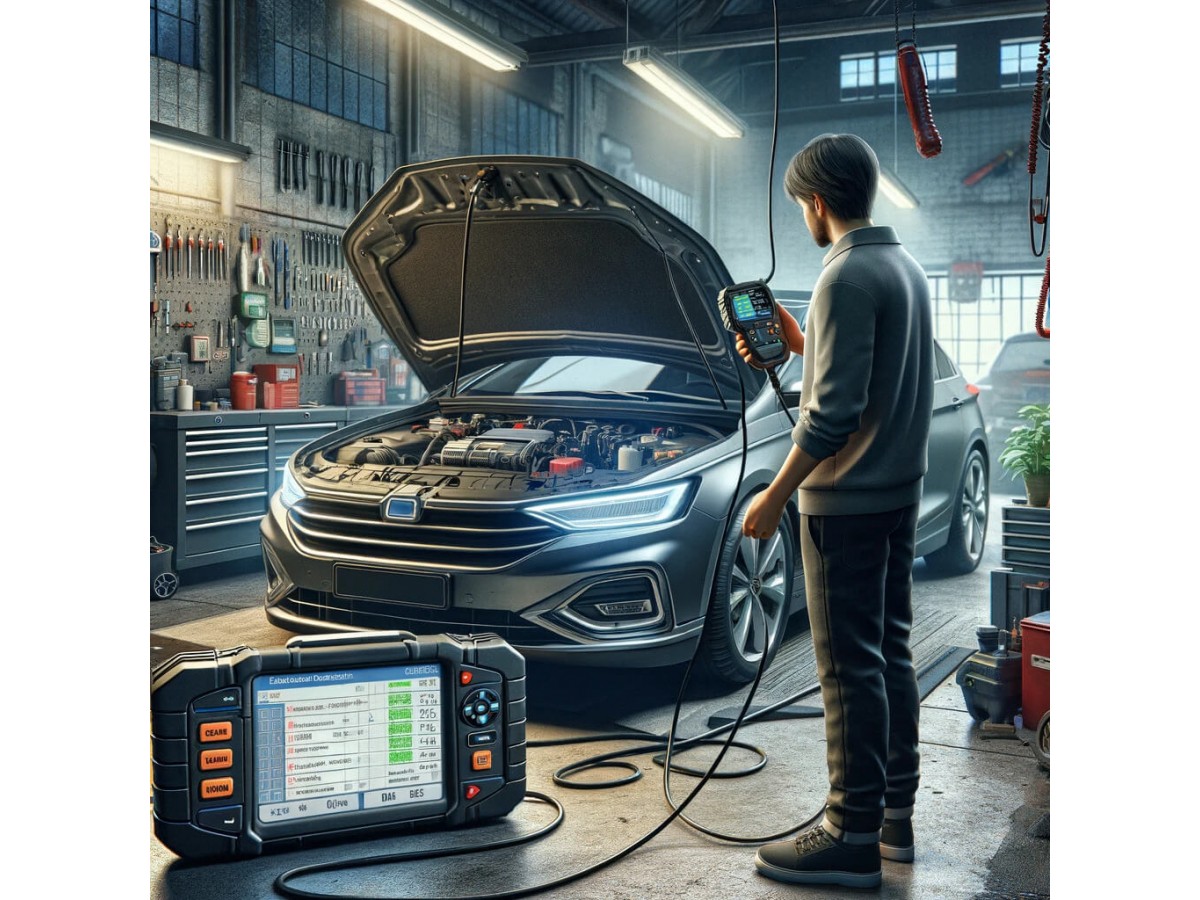 How to use an automotive diagnostic tool