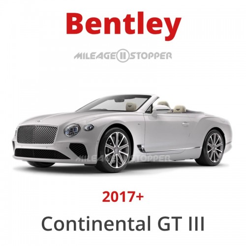 Bently Continental GT (III, 2017+) - Mileage Blocker, Odometer Blocker, Speed Filter