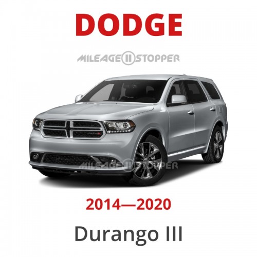 Dodge Durango (III) 2013–2020, Mileage Stopper, Odometer Blocker, Speed Filter