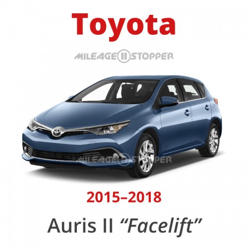 Toyota Auris II (facelift; 2015—2018), Mileage Stopper, Odometer Blocker, Freezer, Filter