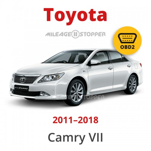 Toyota Camry V50 (2011—2018) OBD2 Mileage Stopper, Odometer Blocker, Freezer, Filter